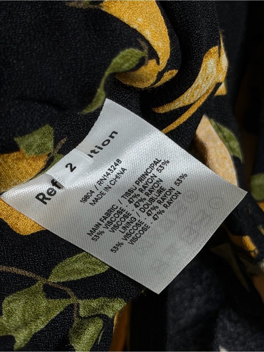 Reformation Cave Top Lemon Drop - Picture 8 of 8